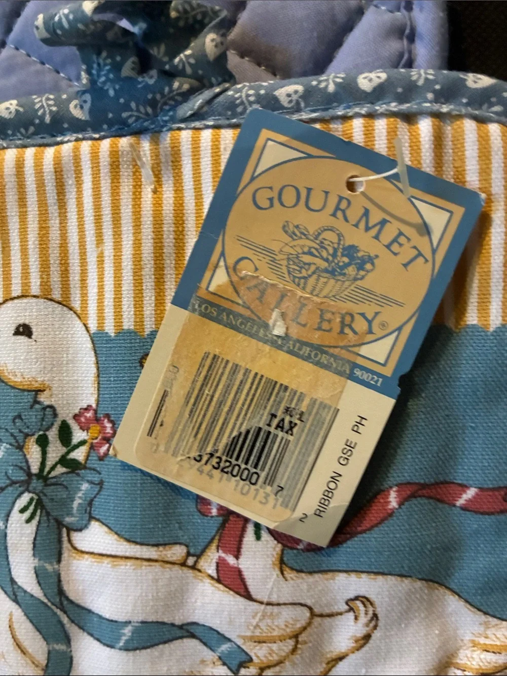 Vtg 80s Gourmet Gallery Country Goose Potholders Set NWT Deadstock Cottagecore